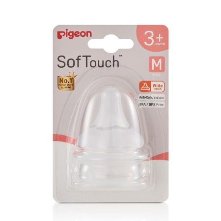 Pigeon SofTouch Teat M Pack of 2