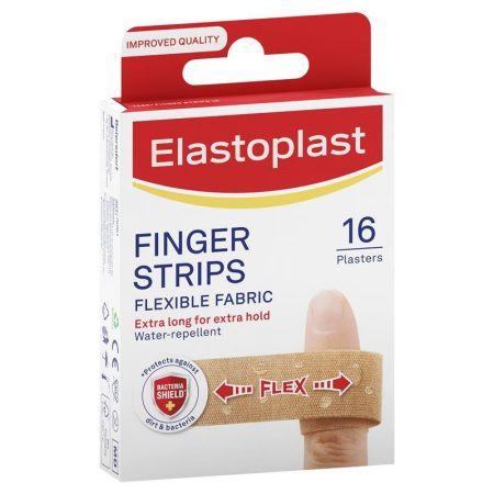 Elastoplast Flexible Fabric Finger Strips Pack of 16