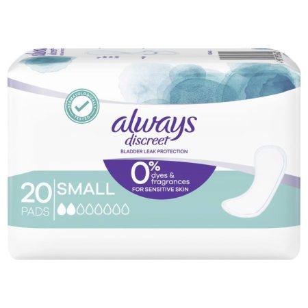 Always Discreet Pure 0% Small Pads Pack of 20