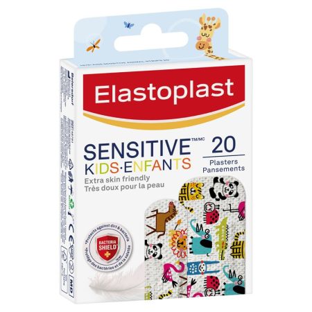 Elastoplast Sensitive Kids Animals Pack of 20