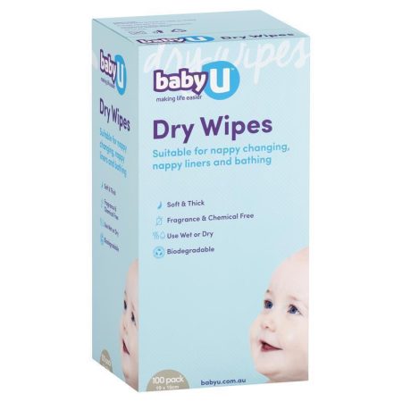 Baby U Dry Wipes Pack of 100