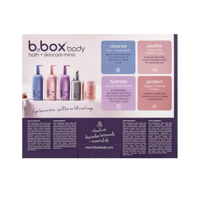 B.Box Body Mini Travel Starter Set 4 Piece x 60mL