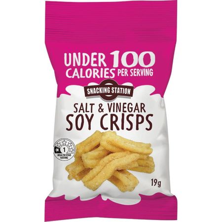 Snacking Station Salt and Vinegar Soy Crisp 19g