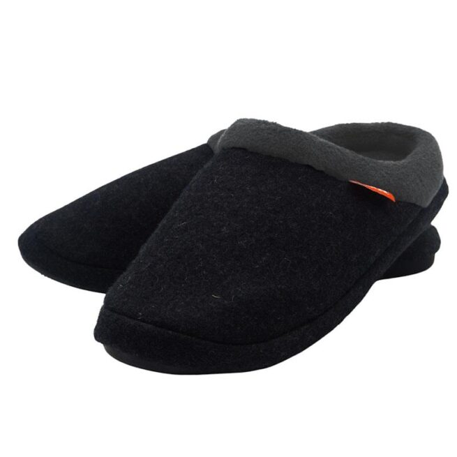 Archline Slippers Slip-On Arch Support Comfort Charcoal Marl Size 42