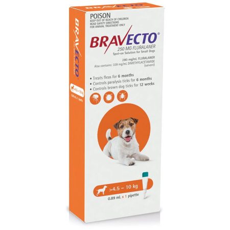 Bravecto Dog Spot On 4.5-10Kg 1 Pack