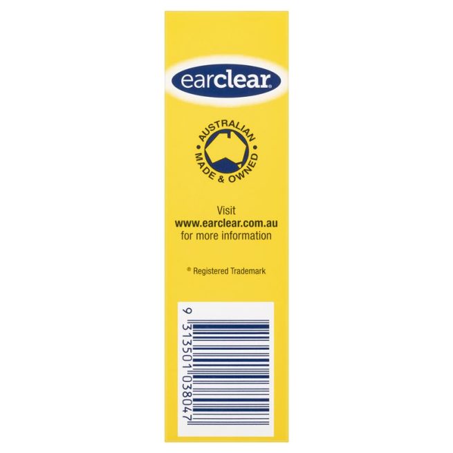 EarClear Ear Ache Relief Drops 15mL - Effective Relief of Ear Pain