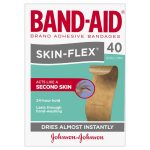 Band-Aid Skin-Flex Regular Adhesive Strips Pack of 40
