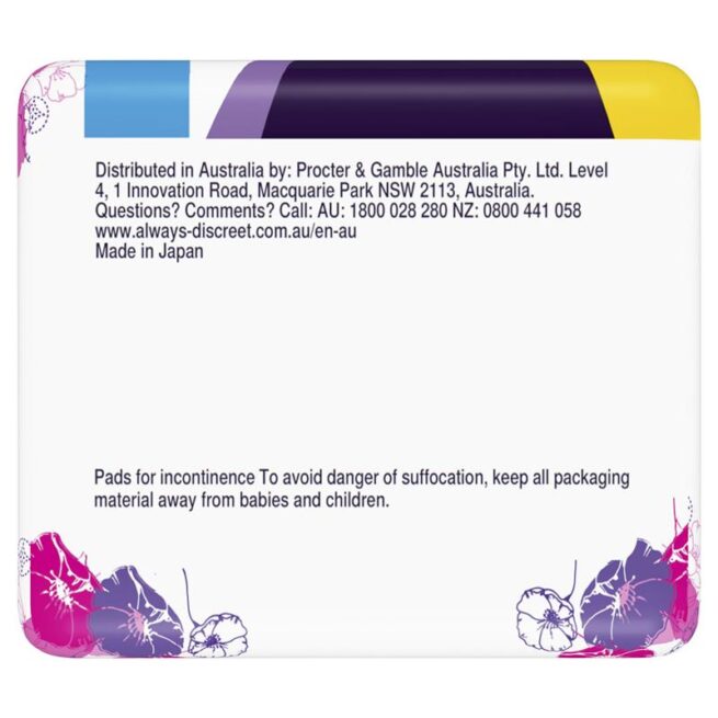 Always Discreet Long Pads Value Pack of 20