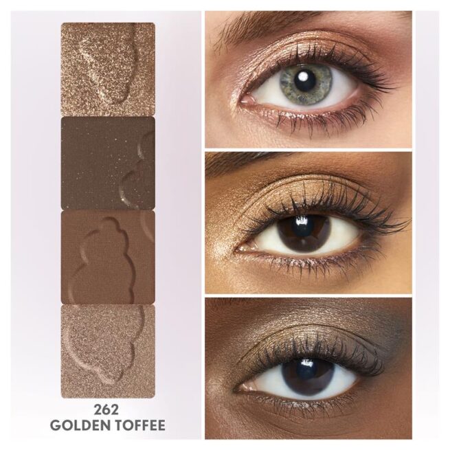 Covergirl Clean Colour Eyeshadow Quad #262 Golden Toffee