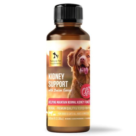 Natural Pet Supplements Kidney Support Herbal Tincture for Dogs and Cats 100mL