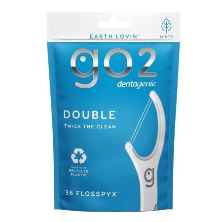 GO2 Dentagenie Double Flosspyx Mint Pack of 36
