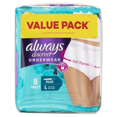 Always Discreet Pants 6 Drop Large 16 Value Pack